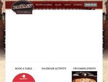 Tablet Screenshot of paisanspizza.com